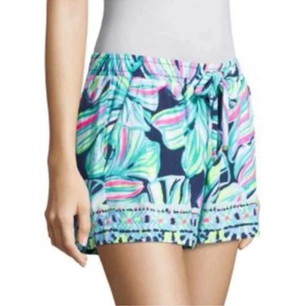 EUC - Lilly Pulitzer Katia Shorts - High Tide Navy - size XS
